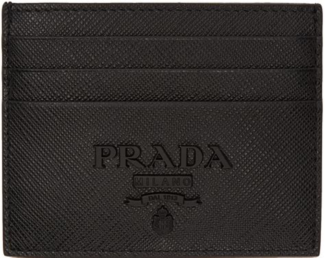 prada monochrome card holder|Prada.